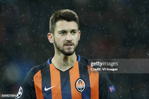 Facundo Ferreyra of FC Shakhtar Donetsk during the UEFA Champions League group F match between Shakhtar Donetsk and Feyenoord Rotterdam at Metalist...