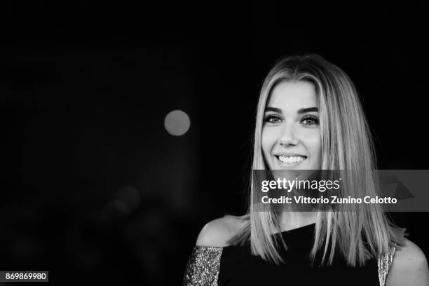 Martina Pinto walks a red carpet for 'Borg McEnroe' during the 12th Rome Film Fest at Auditorium Parco Della Musica on November 3, 2017 in Rome,...