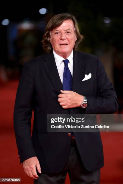 Adriano Panatta walks a red carpet for 'Borg McEnroe' during the 12th Rome Film Fest at Auditorium Parco Della Musica on November 3, 2017 in Rome,...