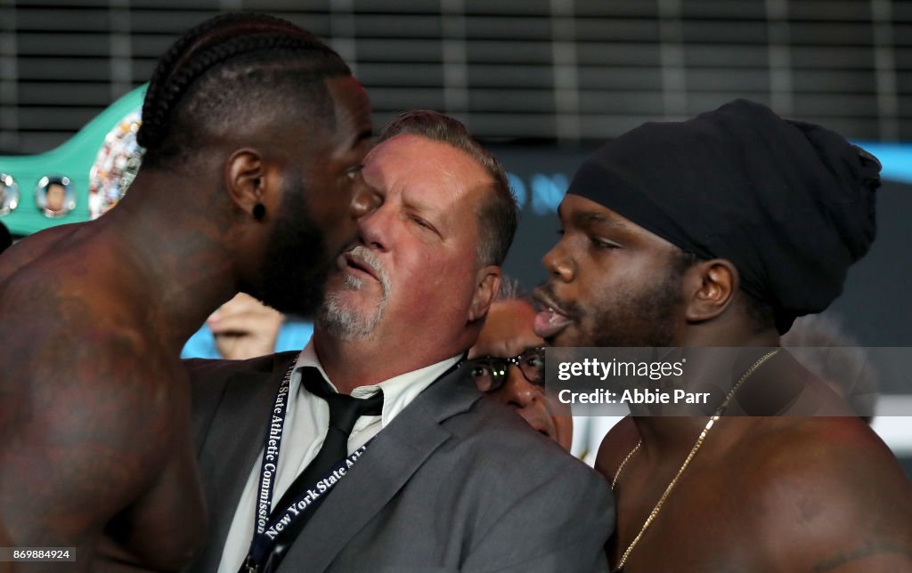 Deontay Wilder v Bermane Stiverne - Weigh-in