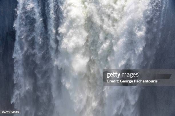 power of the victoria falls - victoria falls national park stock pictures, royalty-free photos & images