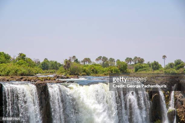 victoria falls, zambia side - victoria falls national park stock pictures, royalty-free photos & images