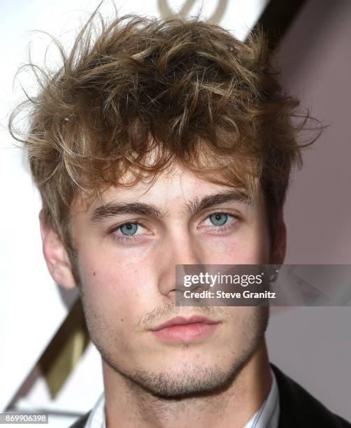 Neels Visser arrives at the #REVOLVEawards at DREAM Hollywood on November 2, 2017 in Hollywood, California.