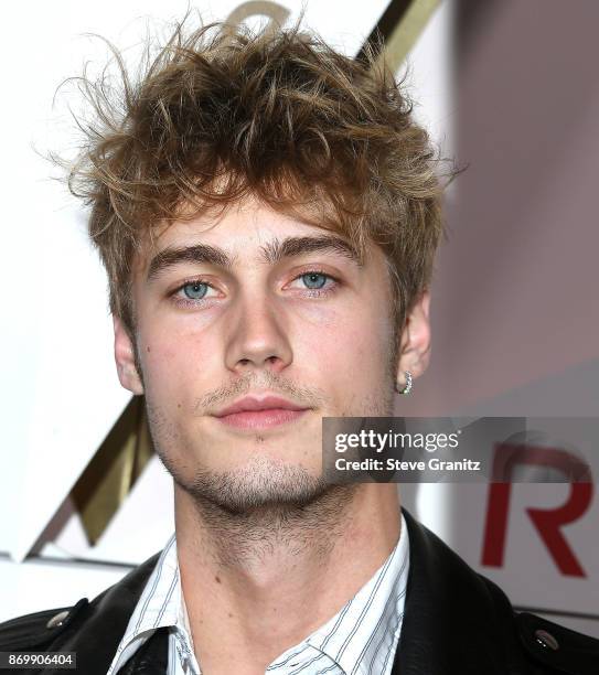 Neels Visser arrives at the #REVOLVEawards at DREAM Hollywood on November 2, 2017 in Hollywood, California.