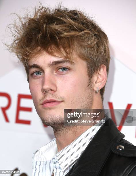 Neels Visser arrives at the #REVOLVEawards at DREAM Hollywood on November 2, 2017 in Hollywood, California.