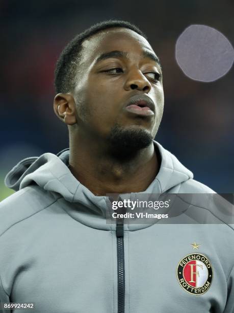 Ridgeciano Haps of Feyenoord during the UEFA Champions League group F match between Shakhtar Donetsk and Feyenoord Rotterdam at Metalist Stadium on...