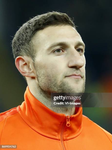 Ivan Ordets of FC Shakhtar Donetsk during the UEFA Champions League group F match between Shakhtar Donetsk and Feyenoord Rotterdam at Metalist...