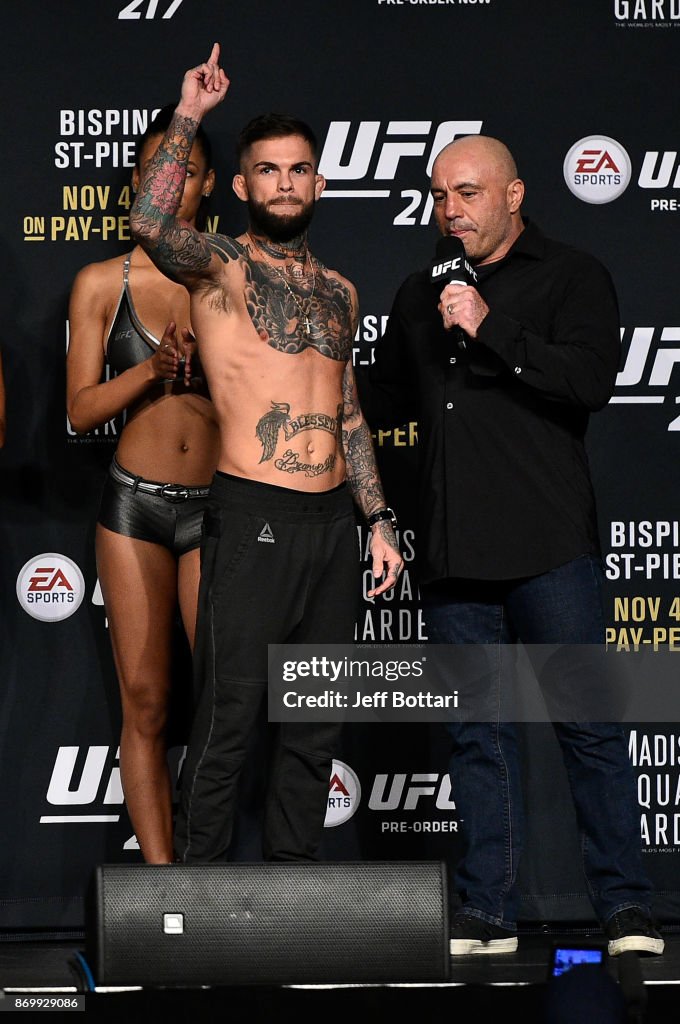 UFC 217 Weigh-ins