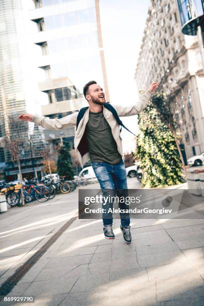happy smiling boy in happy mode walking toward the school - street ballet stock pictures, royalty-free photos & images