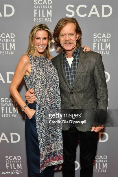 Producer Rachel Winter and director William H. Macy attend Maverick Award presentation during 20th Anniversary SCAD Savannah Film Festival on...