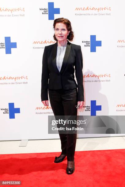 German actress Gudrun Landgrebe attends the 19th Media Award by Kindernothilfe on November 3, 2017 in Berlin, Germany.