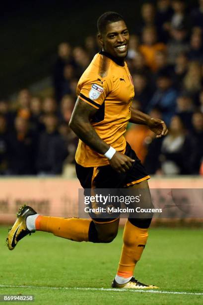 Ivan Cavaleiro of Wolverhampton Wanderers during the Sky Bet Championship match between Wolverhampton Wanderers and Fulham at Molineux on November 3,...