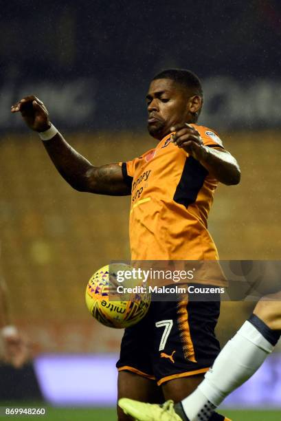 Ivan Cavaleiro of Wolverhampton Wanderers during the Sky Bet Championship match between Wolverhampton Wanderers and Fulham at Molineux on November 3,...