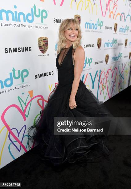 Founder of The Hawn Foundation and Co-Host Goldie Hawn attends Goldie's Love In For Kids at Ron Burkle's Green Acres Estate on November 3, 2017 in...