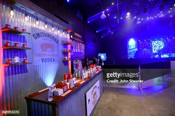 Signage for Pandora Sounds Like You: Country on November 3, 2017 in Nashville, Tennessee.