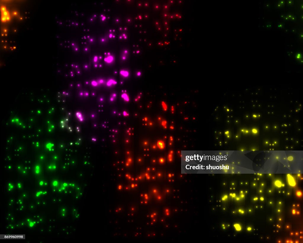 Color data flowing background