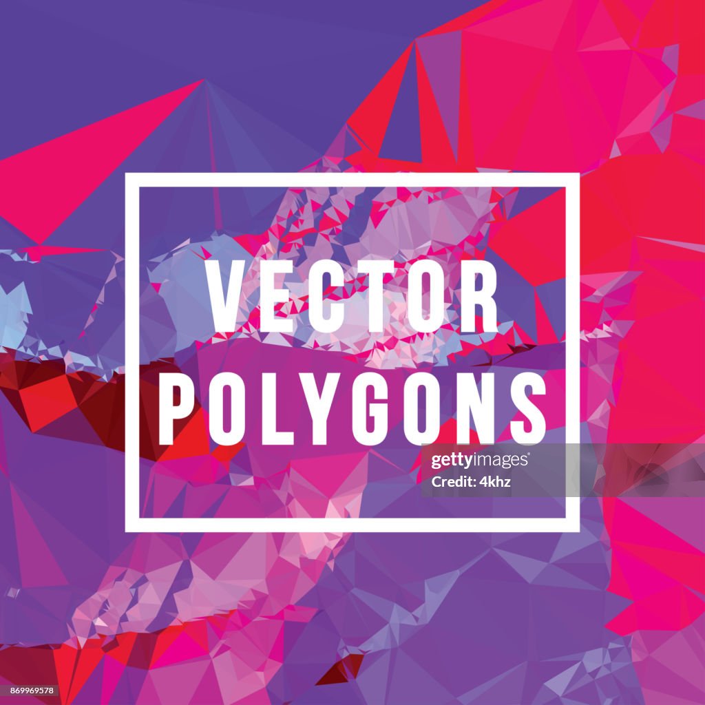 Vector Polygons Abstract Background High-Res Vector Graphic - Getty Images