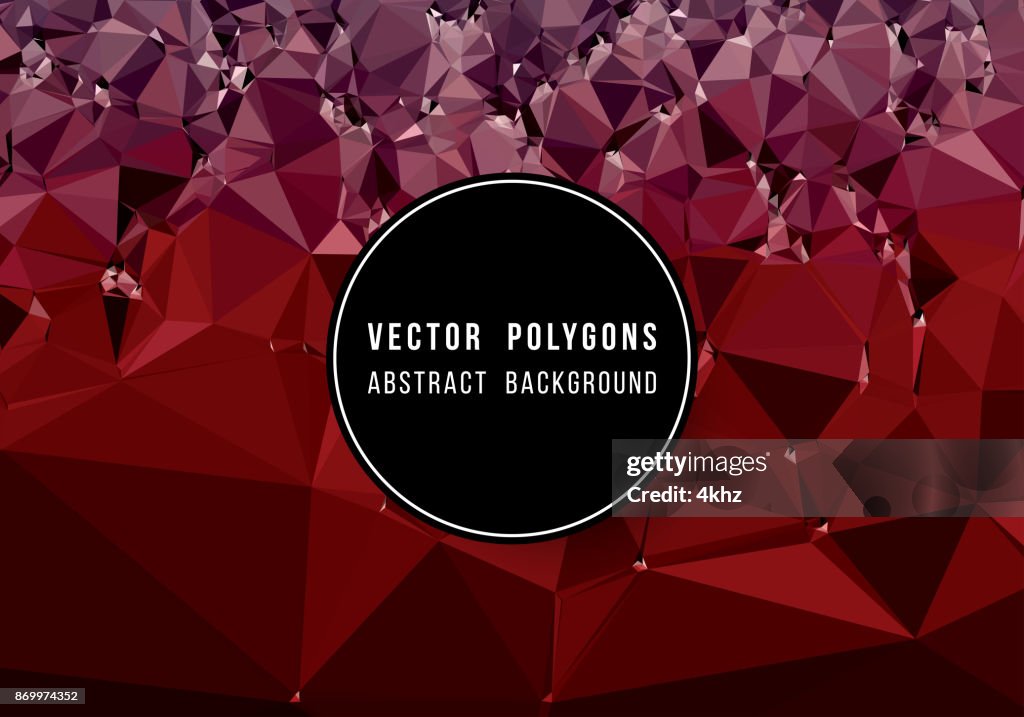 Abstract Vector Polygons Background High-Res Vector Graphic - Getty Images