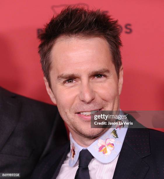 Actor Sam Rockwell attends the premiere of "Three Billboards Outside Ebbing, Missouri" at NeueHouse Hollywood on November 3, 2017 in Los Angeles,...