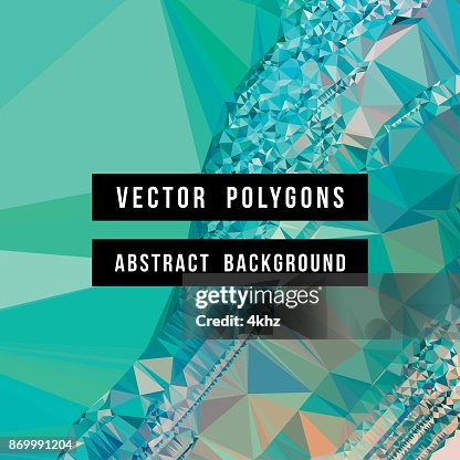 Polygon Vector Graphics Polygon Graphics Vector Abstract Background High-Res Vector Graphic ...
