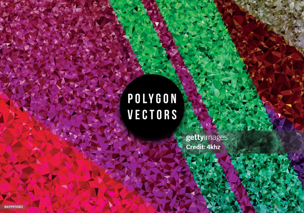Polygon Vectors Abstract Background High-Res Vector Graphic - Getty Images