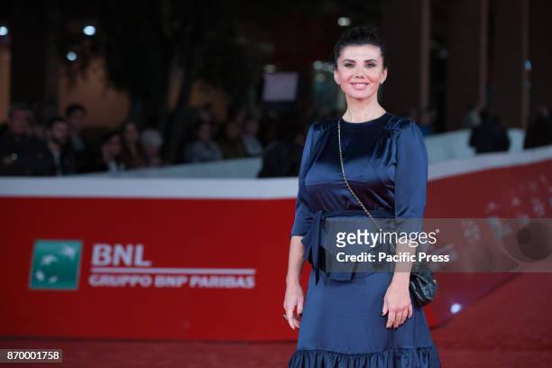 Italian actress Giovanna Rei at the Red Carpet of the movie Borg McEnroe on November 3, 2017 at Rome Film Fest in Auditorium Parco della Musica.