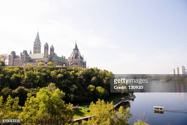 parliament hill ottawa, canada - ottawa fall stock pictures, royalty-free photos & images