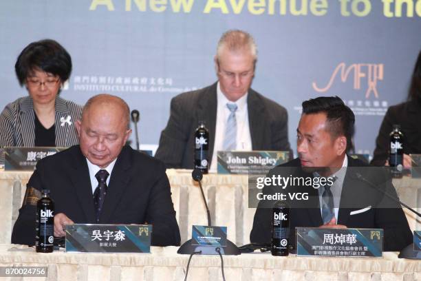 Director John Woo attends the press conference of the 2nd International Film Festival & Awards Macao on November 3, 2017 in Macao, China.