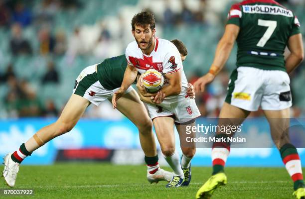 Stefan Ratchford of England in action during the 2017 Rugby League World Cup match between England and Lebanon at Allianz Stadium on November 4, 2017...