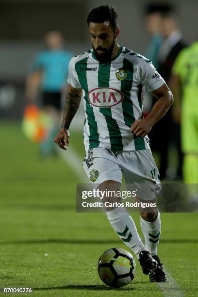 Vitoria Setubal midfielder Joao Costinha from Portugal during the match between Vitoria de Setubal FC and CD Aves for the round five of the...