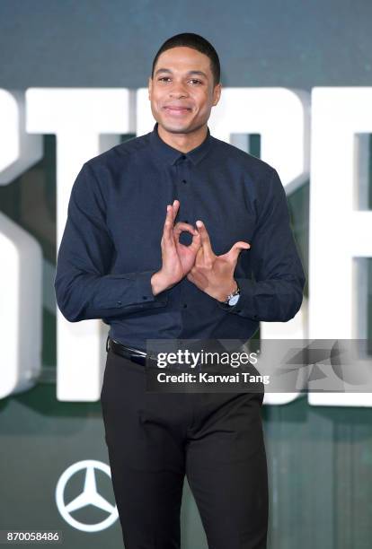Ray Fisher attends the 'Justice League' photocall at The College on November 4, 2017 in London, England.