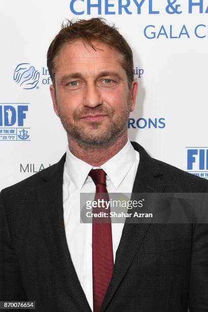 Gerard Butler at the FIDF Western Region Gala at The Beverly Hilton Hotel on November 2, 2017 in Beverly Hills, California.