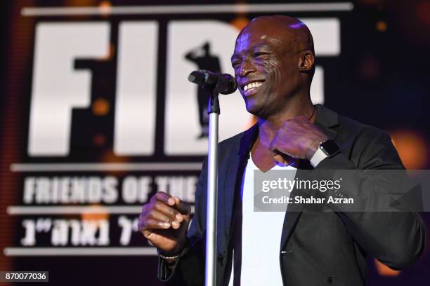 Seal performs at the FIDF Western Region Gala at The Beverly Hilton Hotel on November 2, 2017 in Beverly Hills, California.