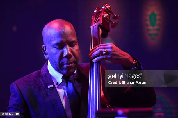Nathan East at the FIDF Western Region Gala at The Beverly Hilton Hotel on November 2, 2017 in Beverly Hills, California.