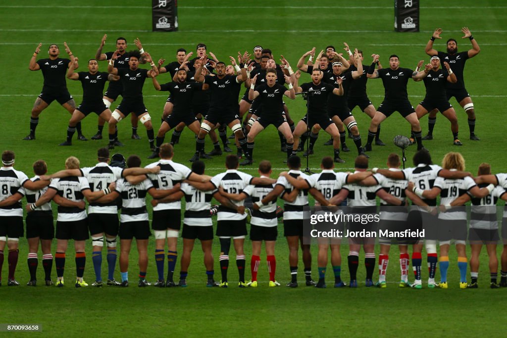 Barbarians v New Zealand - Killik Cup