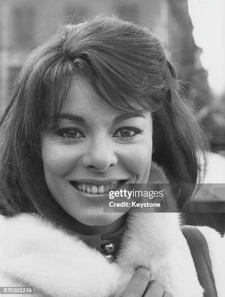 British actress Anne Heywood at the Spanish Steps in Rome, Italy, 2nd December 1968.