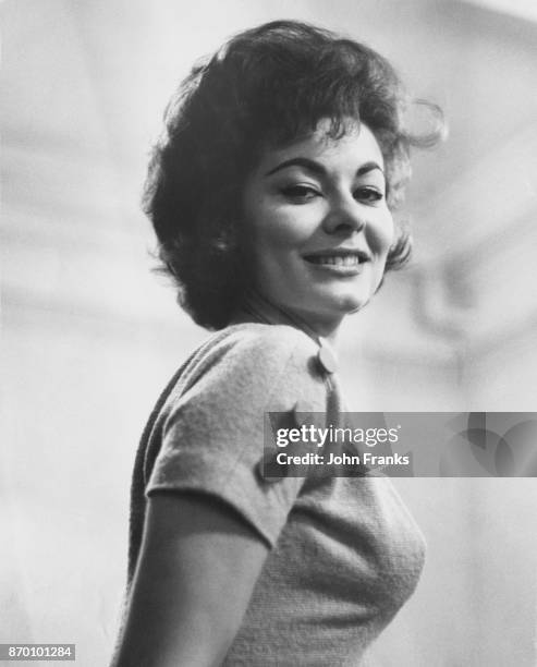 British actress Anne Heywood during a press conference at the Scala Theatre in London, to announce her upcoming role as 'Peter Pan' in the Christmas...