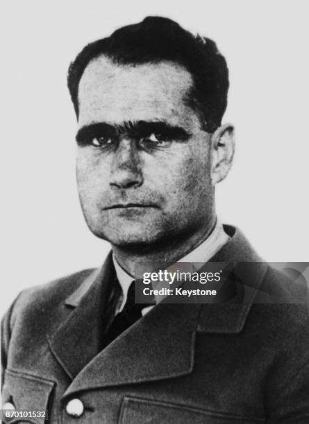 Nazi Party official Rudolf Hess , circa 1938.