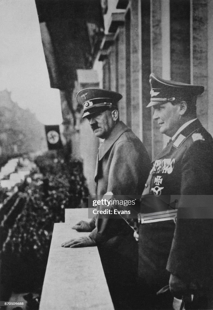 Hitler And Goering In Vienna