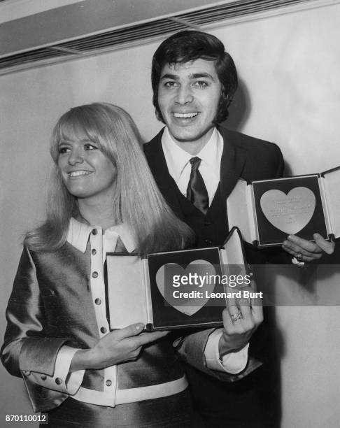 English actress Carol White wins Most Promising Star of 1967 for her role in 'Poor Cow', and singer Engelbert Humperdinck wins Show Business...