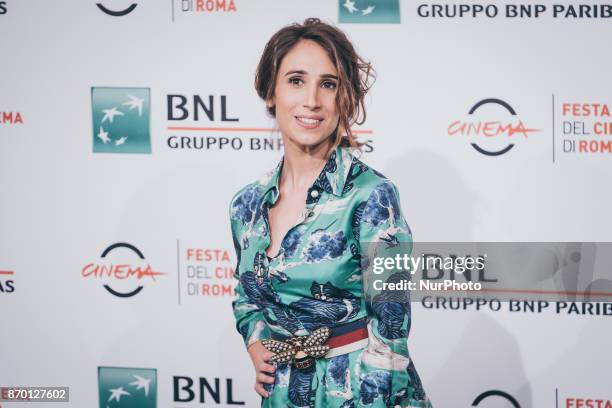 Silvia D'Amico attends 'The Place' photocall during the 12th Rome Film Fest at Auditorium Parco Della Musica on November 4, 2017 in Rome, Italy.