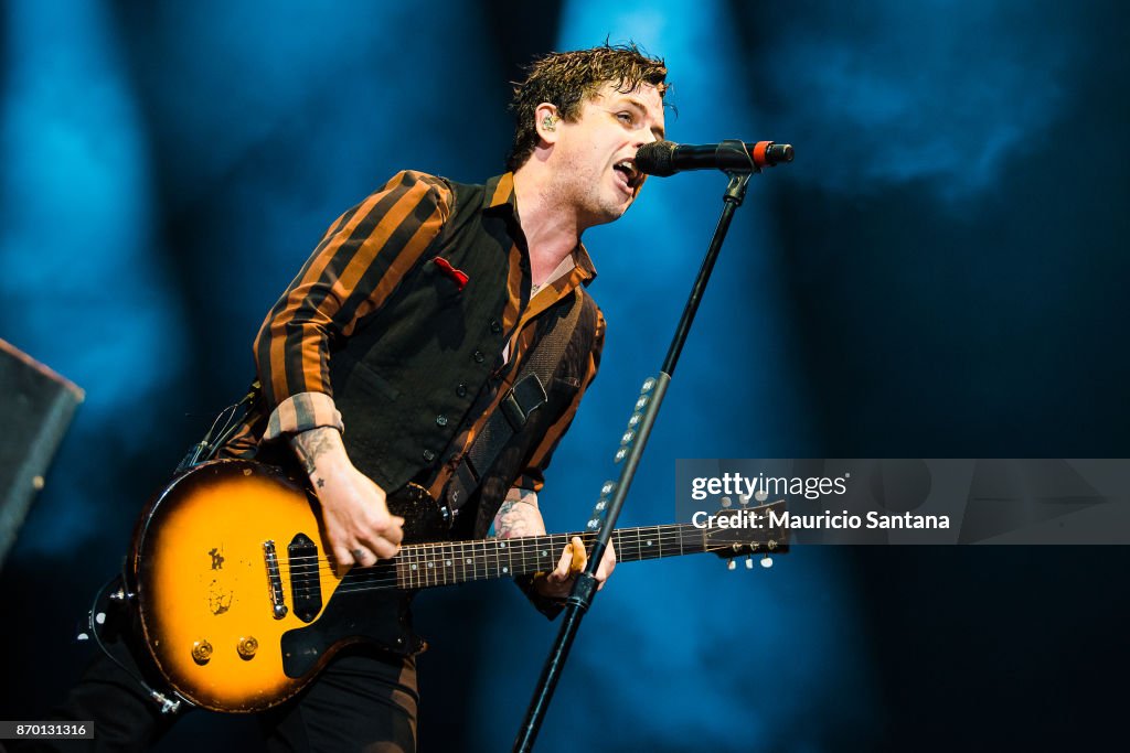 Green Day Performs At The Arena Anhembi