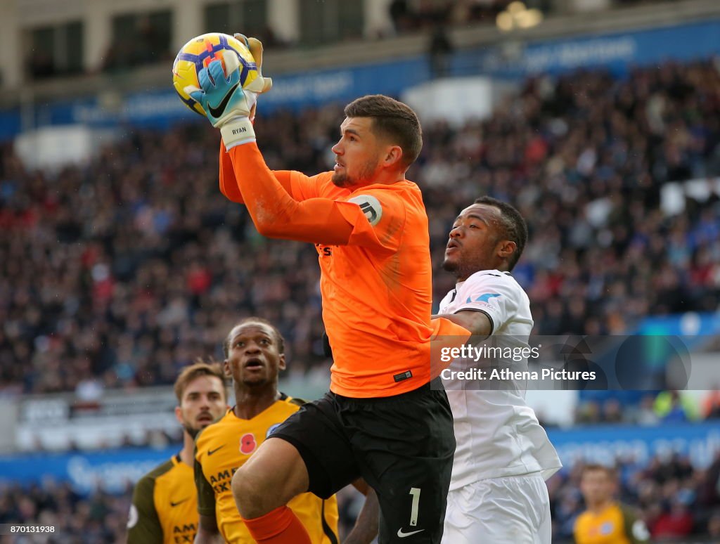 Swansea City v Brighton and Hove Albion - Premier League