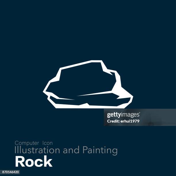ilustraciones, imágenes clip art, dibujos animados e iconos de stock de rock - boulder rock
