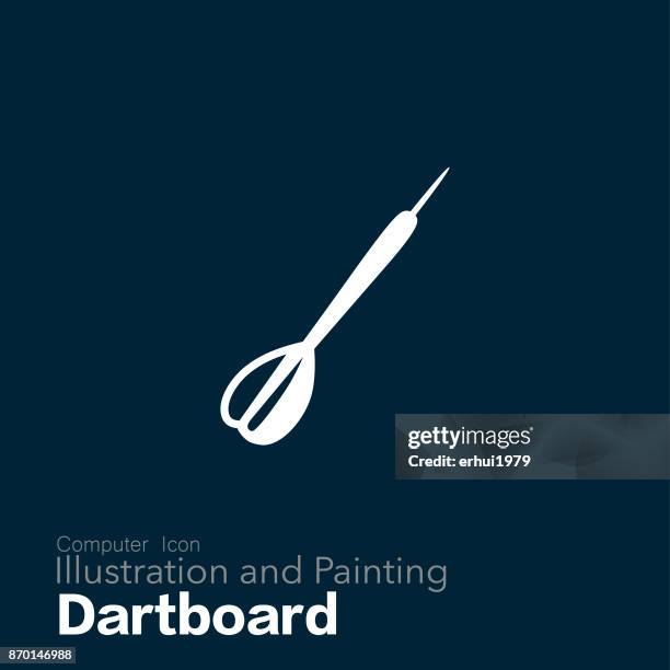 bogenschießen - darts stock-grafiken, -clipart, -cartoons und -symbole