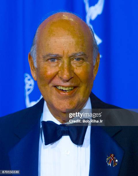 Comedian Carl Reiner at the 47th Primetime Emmy Awards Show on September 10 in Pasadena, California.