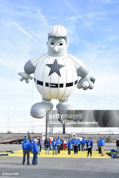 Harold the Baseball Player returns in celebration of the 70th Anniversary of "Miracle on 34th Street" during Macy's Balloonfest, ahead of the 91st...