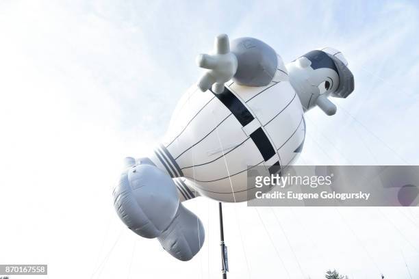 Harold the Baseball Player returns in celebration of the 70th Anniversary of "Miracle on 34th Street" during Macy's Balloonfest, ahead of the 91st...