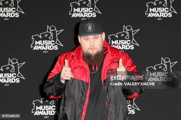 British singer Rory Graham aka Rag'n'Bone Man poses upon his arrival to attend the 19th NRJ Music Awards at the Palais des Festivals, in Cannes,...