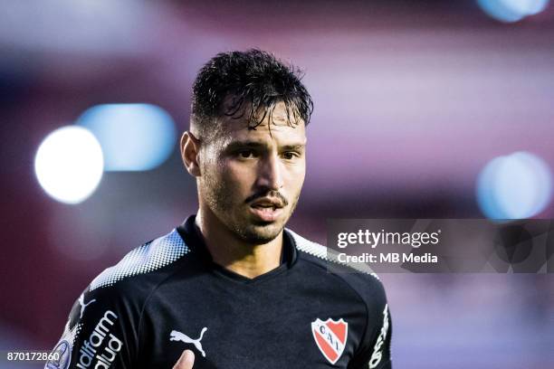 Independiente Juan Sánchez Miño during the Copa Sudamericana quarter-finals 2nd leg match between Club Atletico Independiente and Club Nacional at...